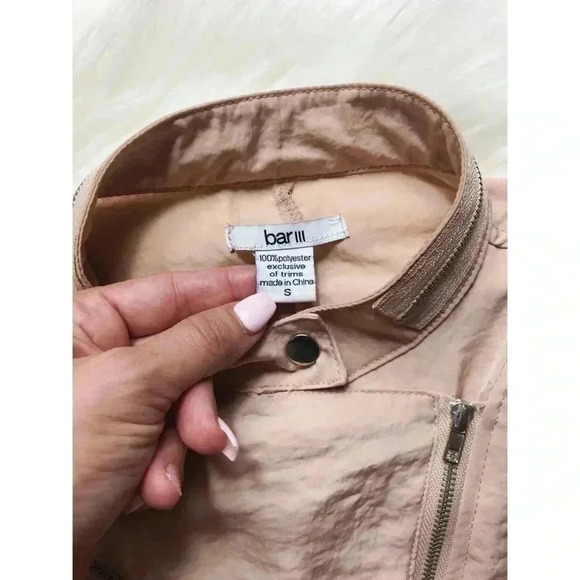 Bar III Pale Pink Spring Jacket - Picture 3 of 5